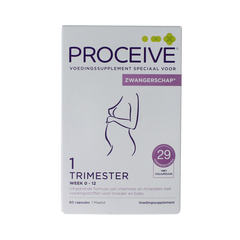 Proceive Kinderwens trimester 1 60.00 Capsules