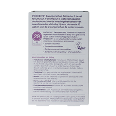 Proceive Kinderwens trimester 1 60 Capsules