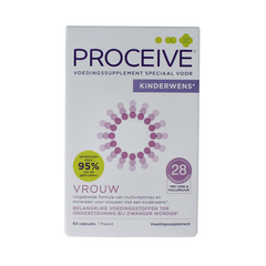Proceive Kinderwens vrouw 60 Capsules