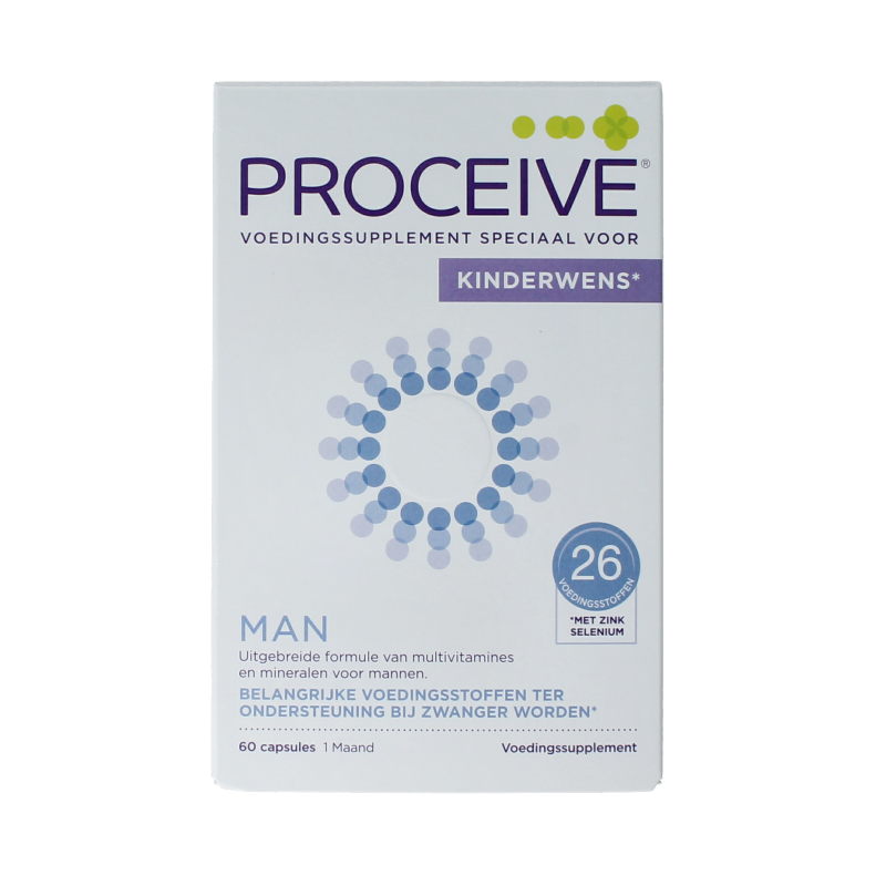 Proceive Kinderwens man 60 Capsules