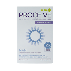 Proceive Kinderwens man 60 Capsules