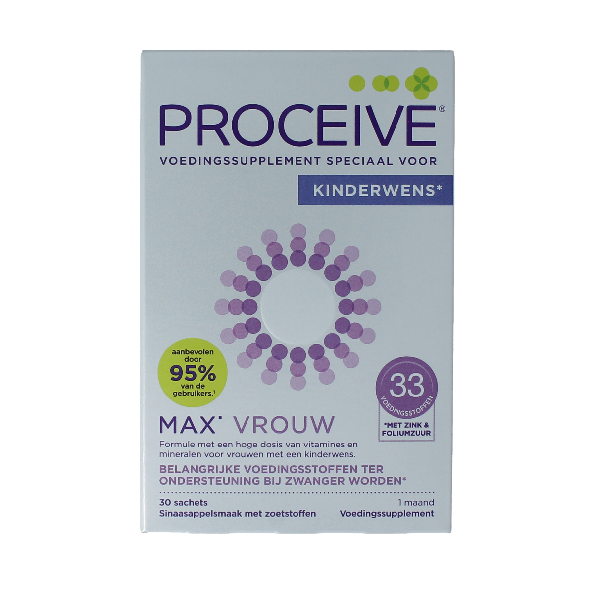 Proceive Kinderwens max vrouw sachets 30.00 Stuks