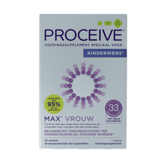 Proceive Kinderwens max vrouw sachets 30 Stuks