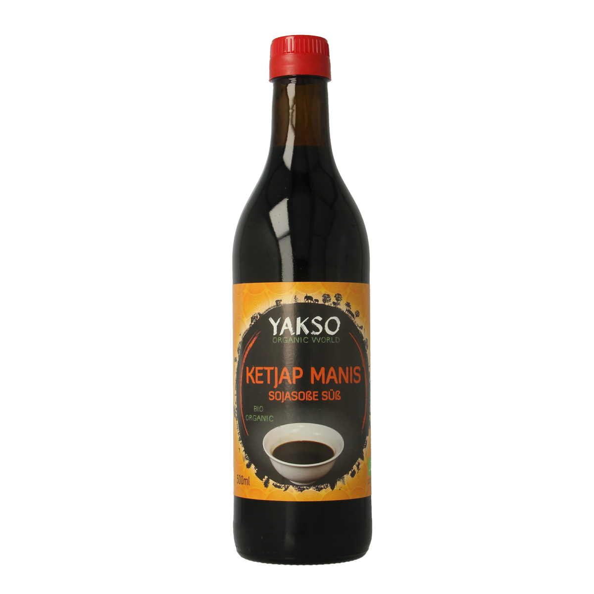Yakso Ketjap manis bio 500.00 Milliliter