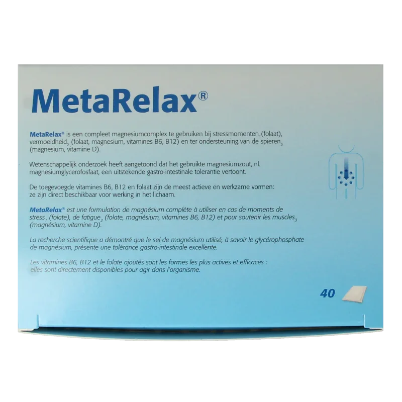 Metagenics Metarelax sachets 40 Sachets