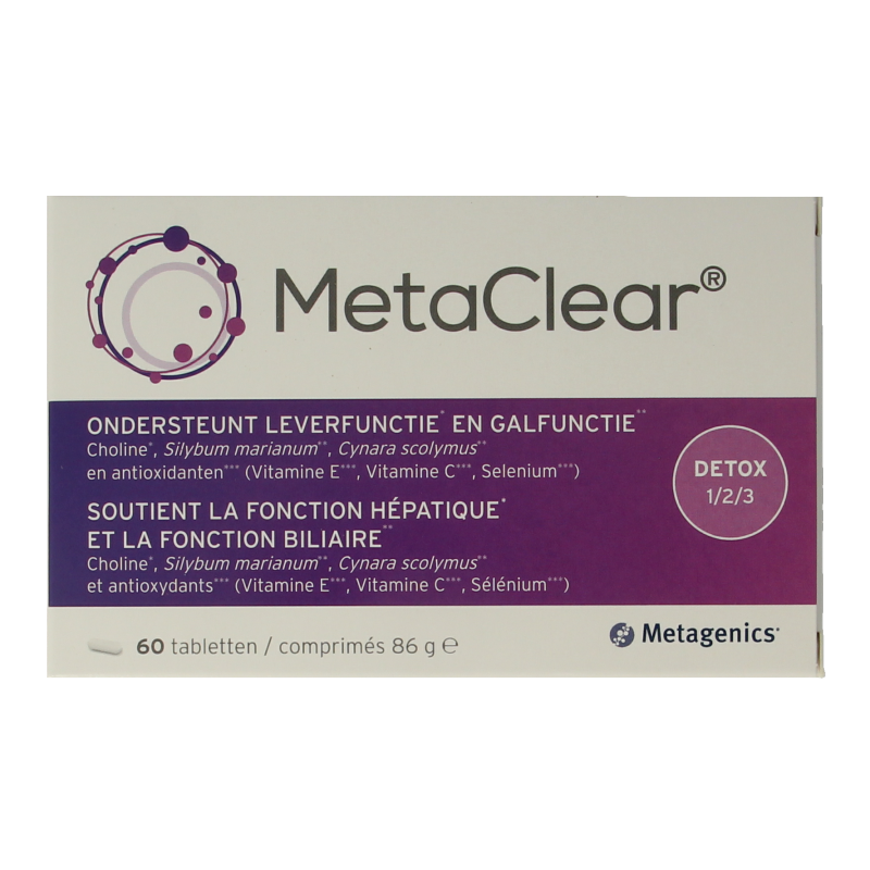 Metagenics Metaclear 60 Tabletten