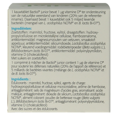 Metagenics Bactiol junior chew 30.00 Kauwtabletten