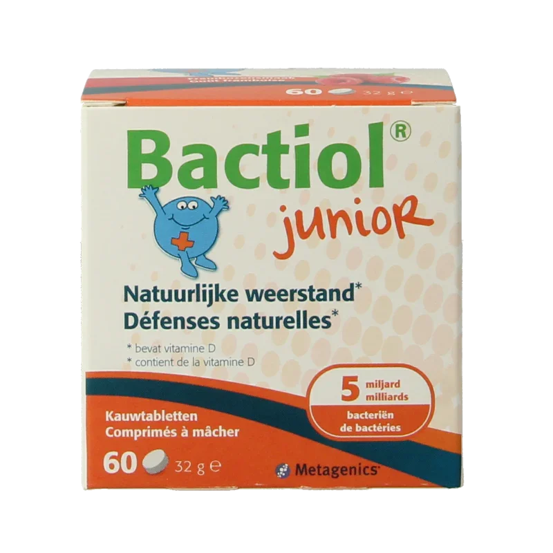 Metagenics Bactiol junior chew 60 Kauwtabletten