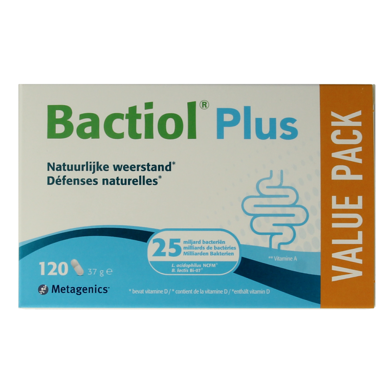 Metagenics Bactiol plus 120 Capsules