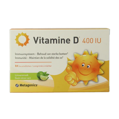 Metagenics Vitamine D 400IU 84 Kauwtabletten