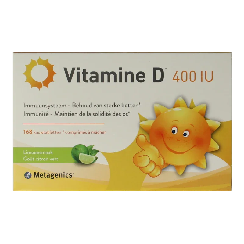 Metagenics Vitamine D 400IU NFD 168 Kauwtabletten