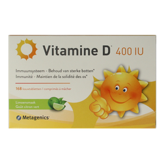 Metagenics Vitamine D 400IU NFD 168.00 Kauwtabletten