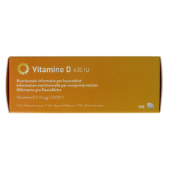 Metagenics Vitamine D 400IU NFD 168 Kauwtabletten
