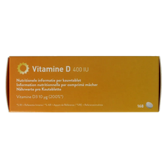 Metagenics Vitamine D 400IU NFD 168 Kauwtabletten