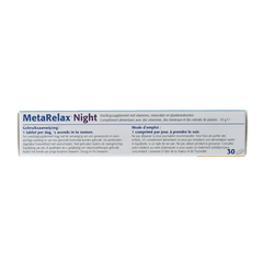 Metagenics Metarelax night 30 Tabletten
