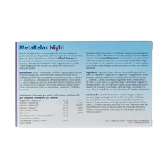 Metagenics Metarelax night 60.00 Tabletten