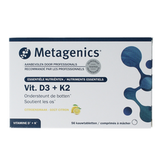Metagenics Vitamine D3 +K2 NFD 56 Kauwtabletten