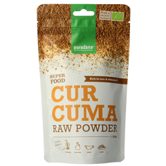 Purasana Curcuma poeder vegan bio 200 Gram