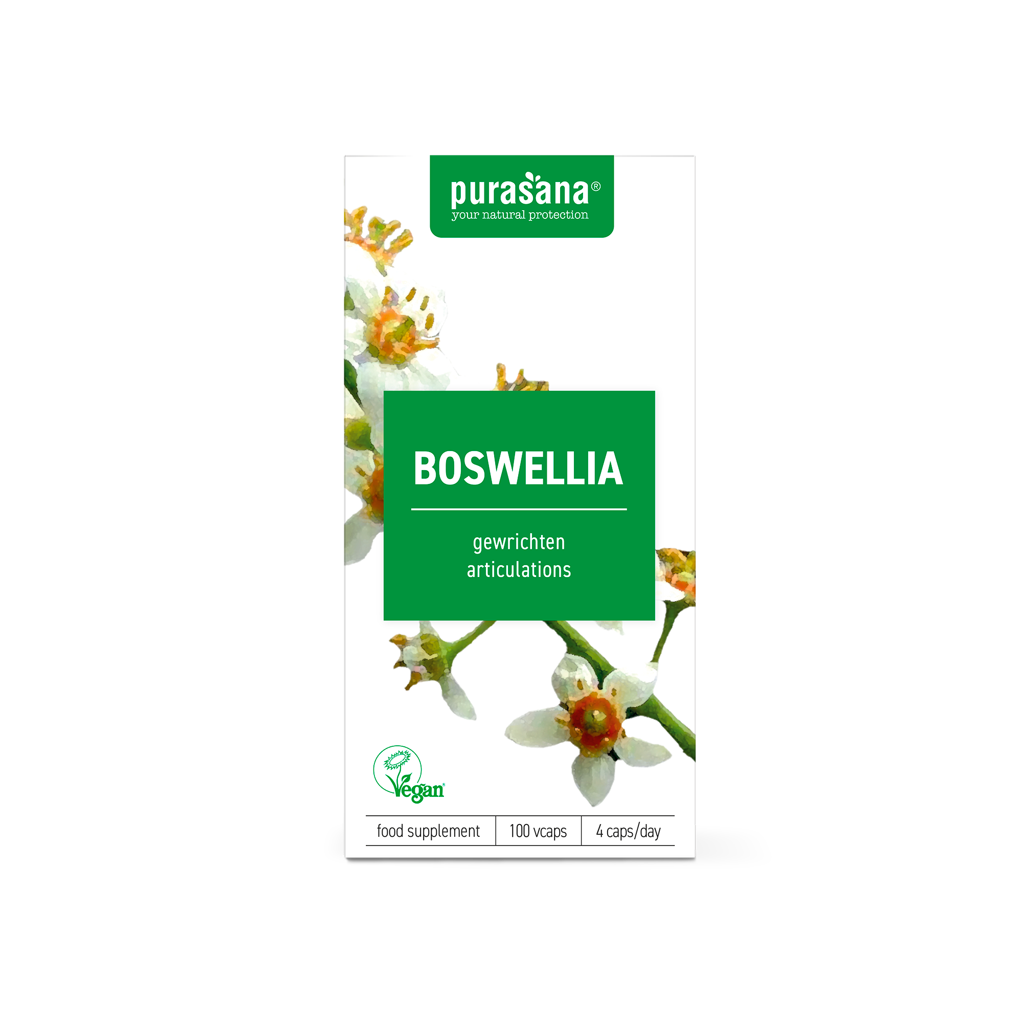 Purasana Boswellia vegan 100 Vegetarische capsules