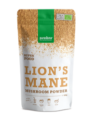 Purasana Lion's mane poeder bio 100.00 Gram