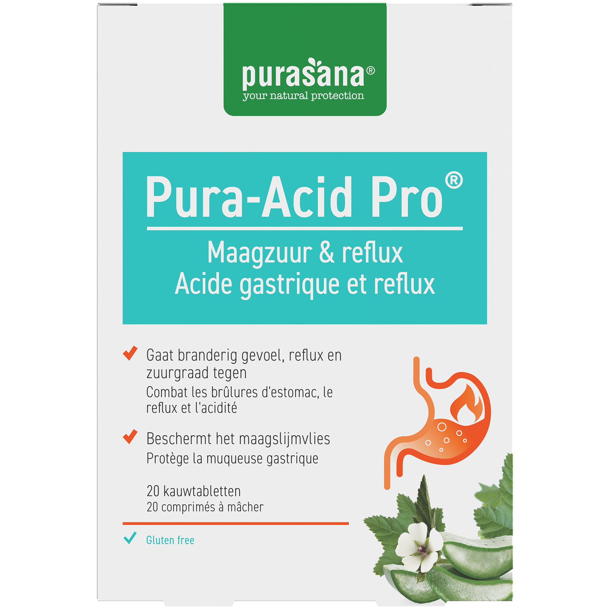 Purasana Pura-acid pro 20 Kauwtabletten