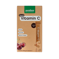 Purasana Vitamin C liquid gelstick 10ml 15.00 Stuks
