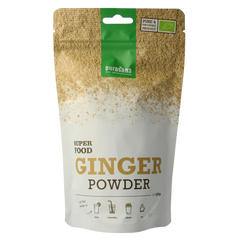Purasana Gember poeder vegan bio 200.00 Gram