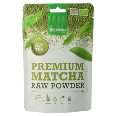 Purasana Matcha premium poeder vegan bio 75 Gram