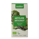 Purasana Artisjok vegan bio 60.00 Vegetarische capsules