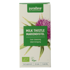 Purasana Mariadistel vegan bio 60.00 Vegetarische capsules
