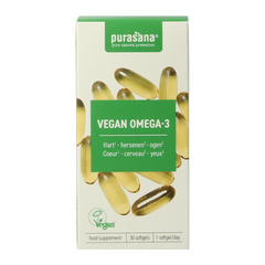 Purasana Vegan omega-3 algenolie 30 Softgels