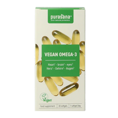 Purasana Vegan omega-3 algenolie 30 Softgels