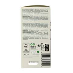 Purasana Duivelsklauw vegan bio 120.00 Vegetarische capsules