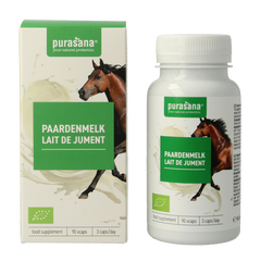 Purasana Paardenmelk bio 90 Vegetarische capsules