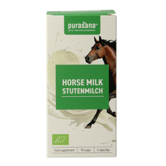 Purasana Paardenmelk bio 90 Vegetarische capsules
