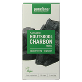 Purasana Plantaardige houtskool vegan 120 Vegetarische capsules
