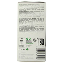 Purasana Plantaardige houtskool vegan 120 Vegetarische capsules