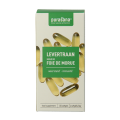 Purasana Levertraan 120.00 Softgels