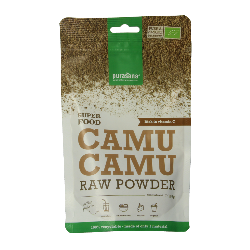 Purasana Camu Camu poeder vegan bio 100 Gram