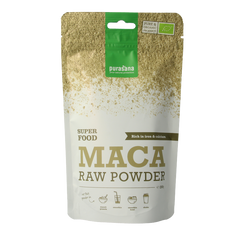 Purasana Maca poeder vegan bio 200 Gram