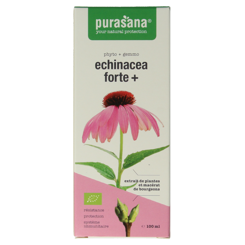Purasana Echinacea forte + vegan bio 100 Milliliter