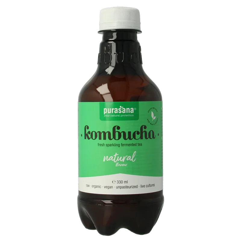 Purasana Kombucha natural vegan bio 330 Milliliter