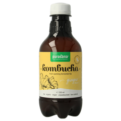 Purasana Kombucha gember vegan bio 330 Milliliter