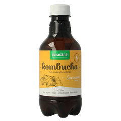 Purasana Kombucha curcuma vegan bio 330 Milliliter