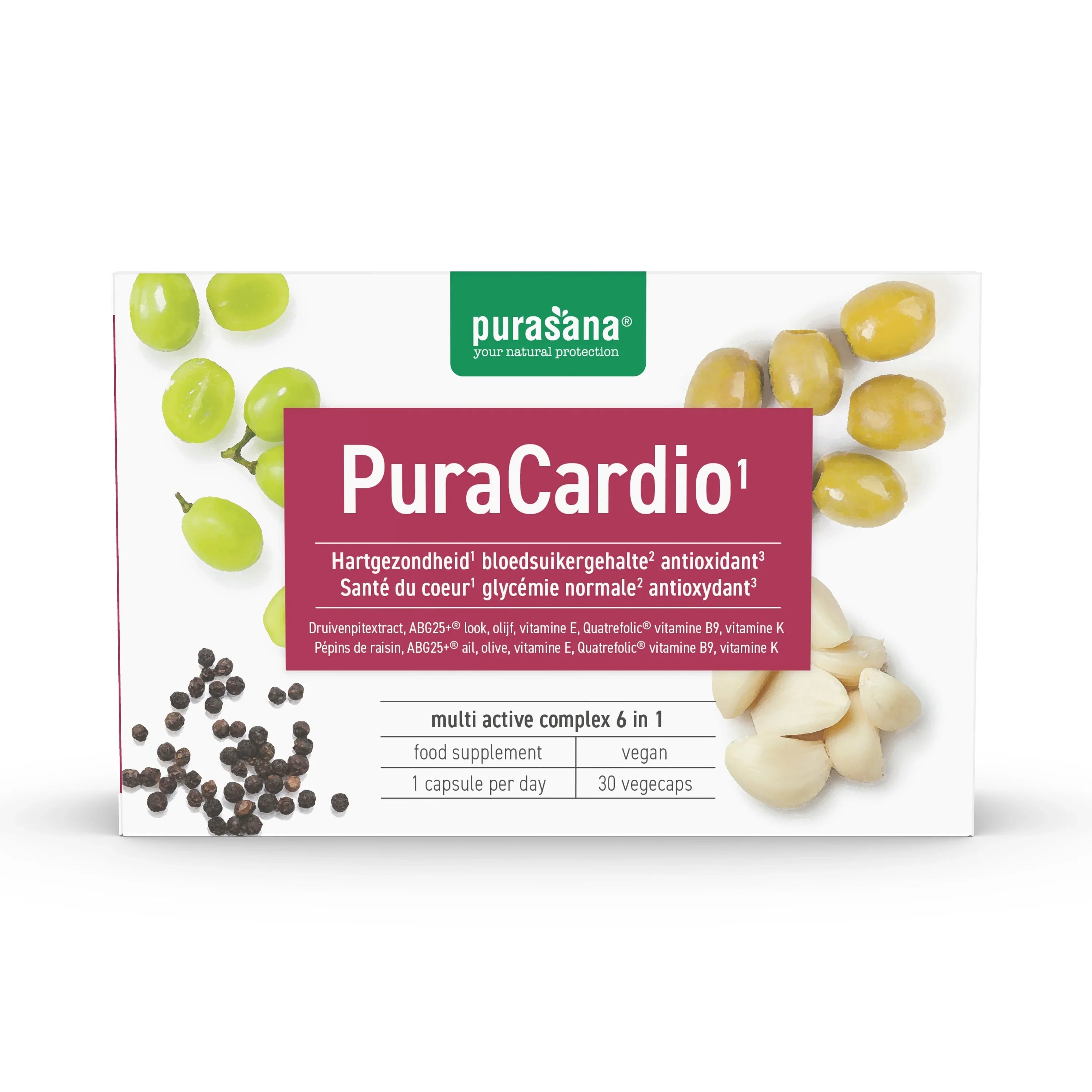 Purasana Puracardio 30 Vegetarische capsules