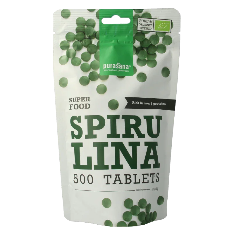 Purasana Spirulina 500mg bio 500 Tabletten
