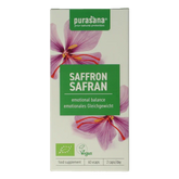 Purasana Saffraan vegan bio 60 Vegetarische capsules