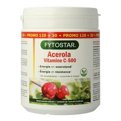 Fytostar Acerola vitamine C 500 kauwtablet 150 Tabletten
