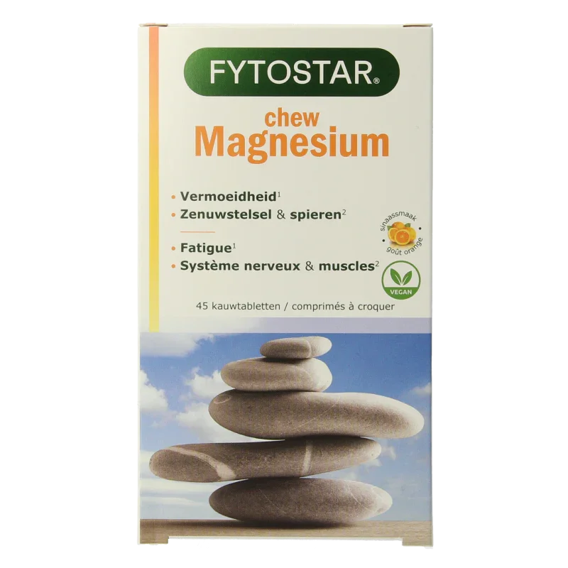 Fytostar Magnesium chew kauwtabletten 45 Kauwtabletten