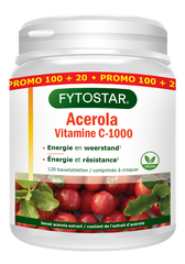 Fytostar Acerola vitamine C 1000 120 Kauwtabletten